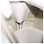 PRADA Schultertasche Saffiano Ivory Silver Auth 198874V Silber Roh - Ansicht 19