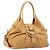 Bulgari Borsa a spalla BVLGARI Chandra in pelle Beige Gold Auth am12555M D'oro