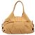 Bulgari Borsa a spalla BVLGARI Chandra in pelle Beige Gold Auth am12555M D'oro - vista 3
