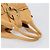 Bulgari Borsa a spalla BVLGARI Chandra in pelle Beige Gold Auth am12555M D'oro - vista 7