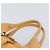 Bulgari Borsa a spalla BVLGARI Chandra in pelle Beige Gold Auth am12555M D'oro - vista 8