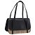 Borsa a Mano Burberrys Nova Check Canvas Pelle Beige Argento Auth 203220V