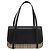 Borsa a Mano Burberrys Nova Check Canvas Pelle Beige Argento Auth 203220V - vista 2