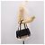 Borsa a Mano Burberrys Nova Check Canvas Pelle Beige Argento Auth 203220V - vista 25