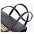 Borsa a Mano Burberrys Nova Check Canvas Pelle Beige Argento Auth 203220V - vista 8