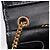 Bolso de hombro con cadena Christian Dior Canvas Black Gold Tone Auth ka6175 Negro - vista 25