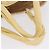Borsa a mano VALENTINO in rafia beige e oro autentica bs36900V D'oro - vista 7