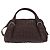 Miu Miu Hand Bag Leather Croco Embossed Brown Auth 202935V - view 2