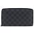 LOUIS VUITTON Damier Grafitte Zippy Organizer Long Wallet N63077 LV Auth 202603 Damier ebene - vista 13