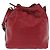 Borsa a tracolla LOUIS VUITTON Epi Petit Noe Rossa M44107 LV Auth ka5541 Rosso - vista 13