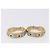 Orecchini Christian Dior metallo set da 3 tono oro Auth SW2808 - vista 2