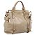 Borsa a mano Miu Miu con fiocco laterale in pelle 2way Beige Gold RN0939 Auth am12577V D'oro