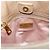 Borsa a mano Miu Miu con fiocco laterale in pelle 2way Beige Gold RN0939 Auth am12577V D'oro - vista 17