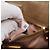 Borsa a mano Miu Miu con fiocco laterale in pelle 2way Beige Gold RN0939 Auth am12577V D'oro - vista 24