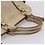 Borsa a mano Miu Miu con fiocco laterale in pelle 2way Beige Gold RN0939 Auth am12577V D'oro - vista 7