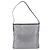 Céline CELINE Macadam Shoulder Bag PVC Leather Silver Black Auth 201404A Silvery - view 2