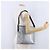 Céline CELINE Macadam Shoulder Bag PVC Leather Silver Black Auth 201404A Silvery - view 27