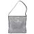 Céline CELINE Macadam Shoulder Bag PVC Leather Silver Black Auth 201404A Silvery - view 3
