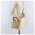 Borsa a mano Salvatore Ferragamo Canvas 2way Beige Gold Auth 202977V D'oro - vista 25