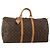 LOUIS VUITTON Monogram Keepall 55 Boston Bag M41424 LV Auth 196969V Monogramma