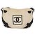 CHANEL Chanel Sports Shoulder Bag Canvas Beige Silver CC Auth BA15714 Argento - vista 2