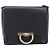 Borsa a tracolla Salvatore Ferragamo in pelle nera e oro Auth 199863A Nero D'oro - vista 2