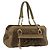 Borsa a tracolla CARTIER Camoscio Verde Oro Auth 203184V D'oro