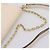 LOUIS VUITTON Monogram Empreinte Wallet on Chain Ivy White M82210 Auth ka6099V Bianco Monogramma - vista 7