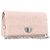 Borsa a tracolla Miu Miu Matelassé Bijoux Chain in raso rosa argento Auth 200528V