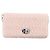 Borsa a tracolla Miu Miu Matelassé Bijoux Chain in raso rosa argento Auth 200528V - vista 2