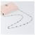 Borsa a tracolla Miu Miu Matelassé Bijoux Chain in raso rosa argento Auth 200528V - vista 7