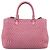Borsa a mano Miu Miu Matelassé in pelle Rosa Argento Auth ka6078A - vista 3