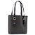Céline Borsa a mano CELINE Macadam Canvas PVC Leather Black Gold Auth mr2888A Nero D'oro