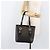 Céline Borsa a mano CELINE Macadam Canvas PVC Leather Black Gold Auth mr2888A Nero D'oro - vista 23