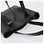 Céline Borsa a mano CELINE Macadam Canvas PVC Leather Black Gold Auth mr2888A Nero D'oro - vista 6