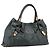 Chloé Borsa Tote Chloe Victoria in Pelle Verde Tono Oro Auth 203354