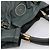 Chloé Borsa Tote Chloe Victoria in Pelle Verde Tono Oro Auth 203354 - vista 6