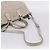 Borsa a mano Prada Gathered in pelle 2way Ivory Silver Auth 202895A Argento Crudo - vista 11