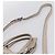 Borsa a mano Prada Gathered in pelle 2way Ivory Silver Auth 202895A Argento Crudo - vista 12
