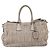 Borsa a mano Prada Gathered in pelle 2way Ivory Silver Auth 202895A Argento Crudo - vista 2