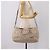 Borsa a mano Prada Gathered in pelle 2way Ivory Silver Auth 202895A Argento Crudo - vista 31