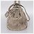 Borsa a mano Prada Gathered in pelle 2way Ivory Silver Auth 202895A Argento Crudo - vista 5