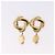 GIVENCHY Set Bracciale e Orecchini in metallo 3 Pezzi Tono Oro Argento Auth SW2827 - vista 2