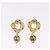 GIVENCHY Set Bracciale e Orecchini in metallo 3 Pezzi Tono Oro Argento Auth SW2827 - vista 3