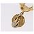GIVENCHY Set Bracciale e Orecchini in metallo 3 Pezzi Tono Oro Argento Auth SW2827 - vista 7
