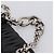 Borsa a tracolla Miu Miu Matelassé con catena in pelle nera e argento Auth 203216V Nero - vista 10