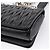 Borsa a tracolla Miu Miu Matelassé con catena in pelle nera e argento Auth 203216V Nero - vista 14