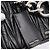 Borsa a tracolla Miu Miu Matelassé con catena in pelle nera e argento Auth 203216V Nero - vista 16