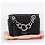 Borsa a tracolla Miu Miu Matelassé con catena in pelle nera e argento Auth 203216V Nero - vista 29