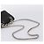 Borsa a tracolla Miu Miu Matelassé con catena in pelle nera e argento Auth 203216V Nero - vista 7